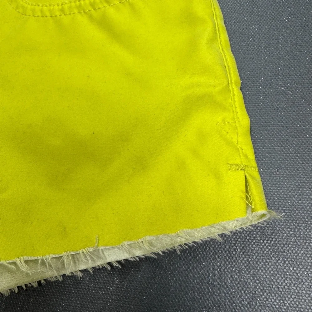 Fox Racing Hydro Shorts Women's 30 Neon Yellow Cutoff Swim Board Shorts Summer - Picture 4 of 11